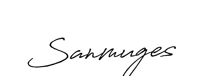 You should practise on your own different ways (Antro_Vectra_Bolder) to write your name (Sanmuges) in signature. don't let someone else do it for you. Sanmuges signature style 7 images and pictures png