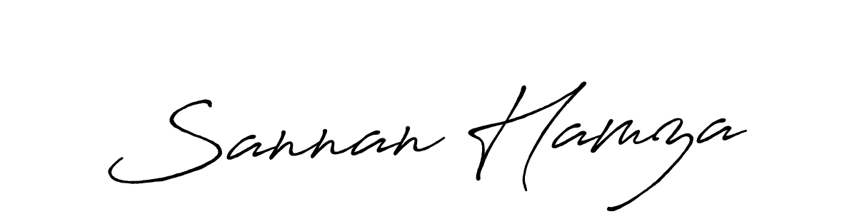 It looks lik you need a new signature style for name Sannan Hamza. Design unique handwritten (Antro_Vectra_Bolder) signature with our free signature maker in just a few clicks. Sannan Hamza signature style 7 images and pictures png