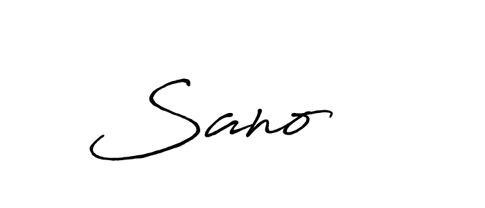 Make a short Sano    signature style. Manage your documents anywhere anytime using Antro_Vectra_Bolder. Create and add eSignatures, submit forms, share and send files easily. Sano    signature style 7 images and pictures png