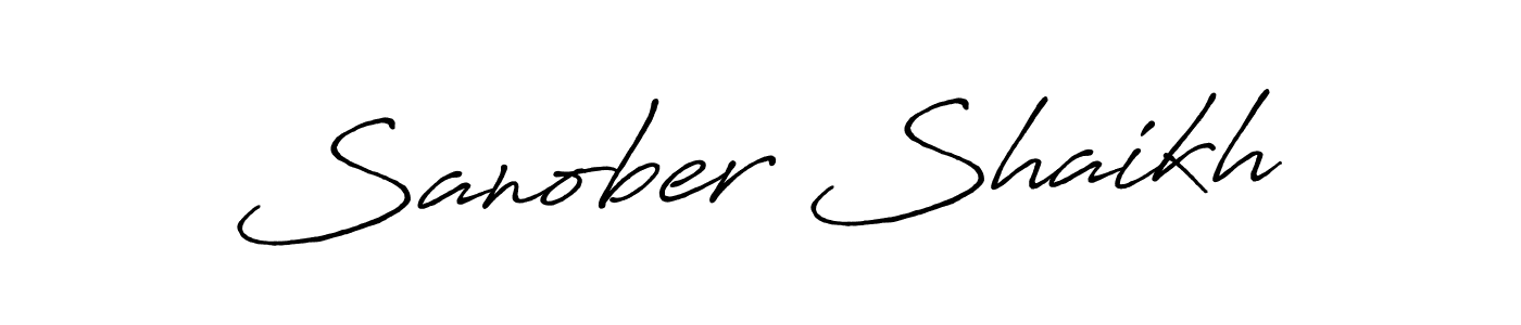 You can use this online signature creator to create a handwritten signature for the name Sanober Shaikh. This is the best online autograph maker. Sanober Shaikh signature style 7 images and pictures png