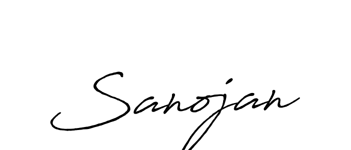 The best way (Antro_Vectra_Bolder) to make a short signature is to pick only two or three words in your name. The name Sanojan include a total of six letters. For converting this name. Sanojan signature style 7 images and pictures png