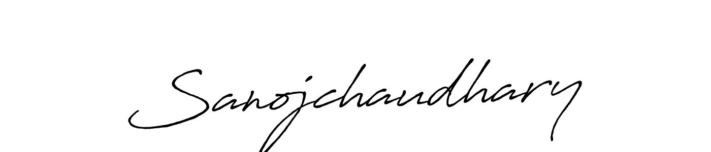 Make a beautiful signature design for name Sanojchaudhary. Use this online signature maker to create a handwritten signature for free. Sanojchaudhary signature style 7 images and pictures png