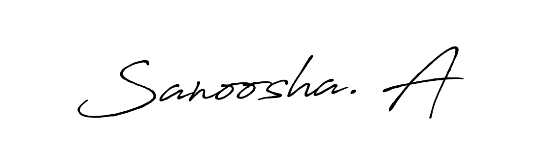 The best way (Antro_Vectra_Bolder) to make a short signature is to pick only two or three words in your name. The name Sanoosha. A include a total of six letters. For converting this name. Sanoosha. A signature style 7 images and pictures png