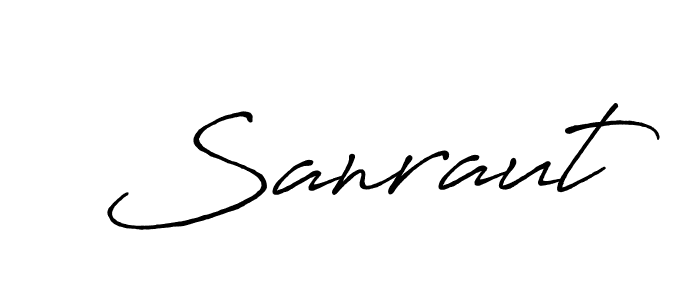 Sanraut stylish signature style. Best Handwritten Sign (Antro_Vectra_Bolder) for my name. Handwritten Signature Collection Ideas for my name Sanraut. Sanraut signature style 7 images and pictures png