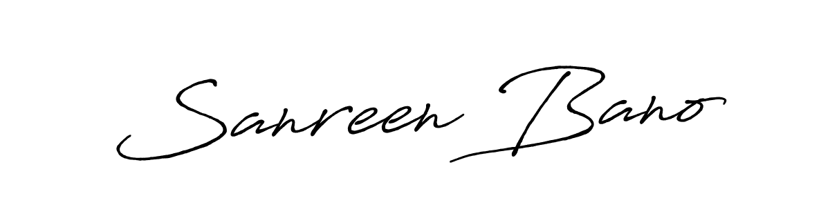 Similarly Antro_Vectra_Bolder is the best handwritten signature design. Signature creator online .You can use it as an online autograph creator for name Sanreen Bano. Sanreen Bano signature style 7 images and pictures png