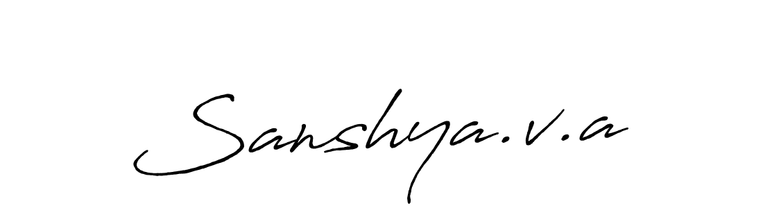 Check out images of Autograph of Sanshya.v.a name. Actor Sanshya.v.a Signature Style. Antro_Vectra_Bolder is a professional sign style online. Sanshya.v.a signature style 7 images and pictures png