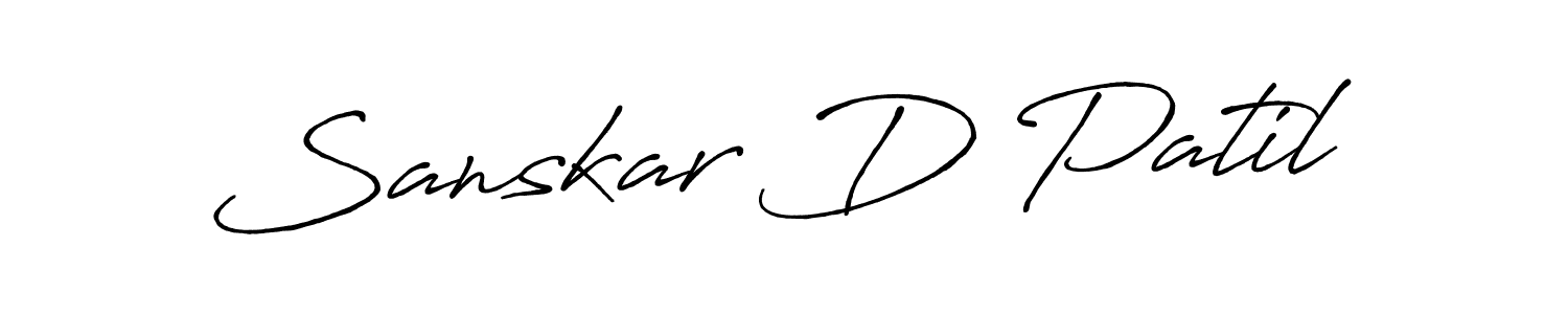 Antro_Vectra_Bolder is a professional signature style that is perfect for those who want to add a touch of class to their signature. It is also a great choice for those who want to make their signature more unique. Get Sanskar D Patil name to fancy signature for free. Sanskar D Patil signature style 7 images and pictures png