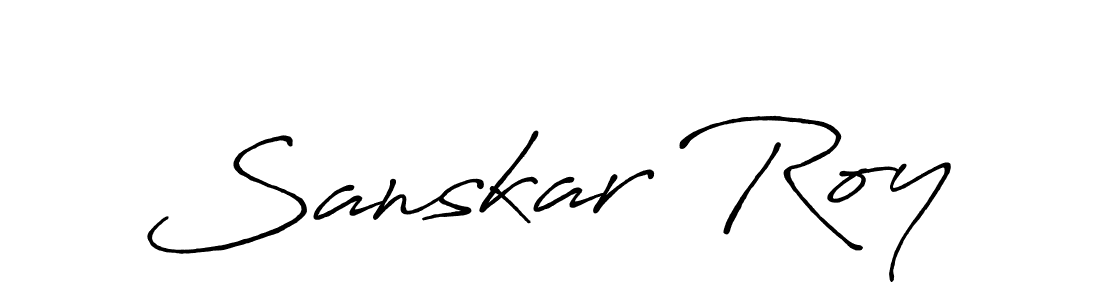 The best way (Antro_Vectra_Bolder) to make a short signature is to pick only two or three words in your name. The name Sanskar Roy include a total of six letters. For converting this name. Sanskar Roy signature style 7 images and pictures png