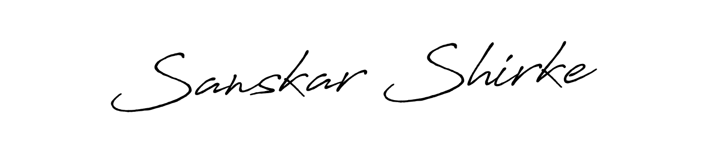 Also You can easily find your signature by using the search form. We will create Sanskar Shirke name handwritten signature images for you free of cost using Antro_Vectra_Bolder sign style. Sanskar Shirke signature style 7 images and pictures png