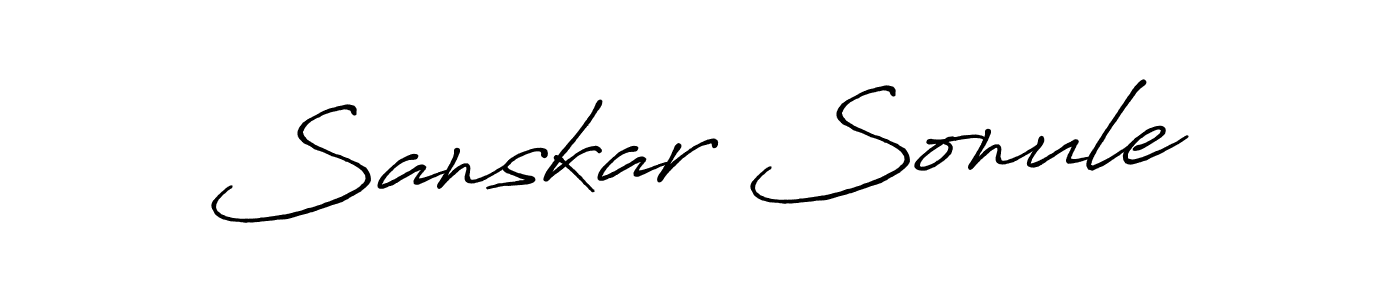 Make a beautiful signature design for name Sanskar Sonule. Use this online signature maker to create a handwritten signature for free. Sanskar Sonule signature style 7 images and pictures png