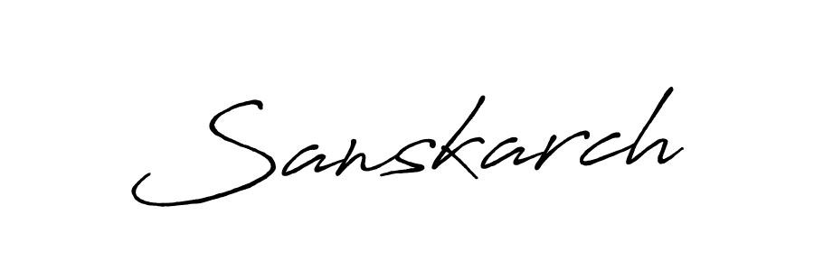 You should practise on your own different ways (Antro_Vectra_Bolder) to write your name (Sanskarch) in signature. don't let someone else do it for you. Sanskarch signature style 7 images and pictures png