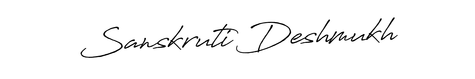Similarly Antro_Vectra_Bolder is the best handwritten signature design. Signature creator online .You can use it as an online autograph creator for name Sanskruti Deshmukh. Sanskruti Deshmukh signature style 7 images and pictures png