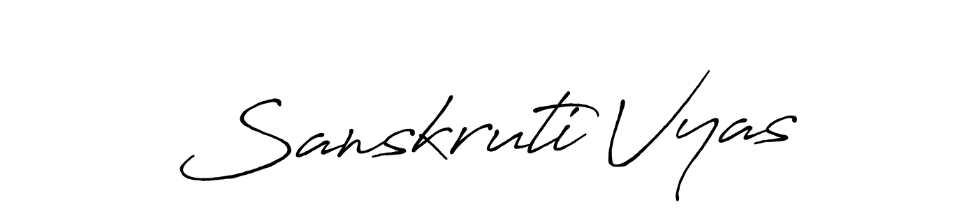 This is the best signature style for the Sanskruti Vyas name. Also you like these signature font (Antro_Vectra_Bolder). Mix name signature. Sanskruti Vyas signature style 7 images and pictures png