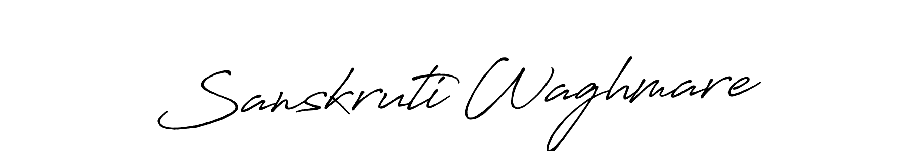 This is the best signature style for the Sanskruti Waghmare name. Also you like these signature font (Antro_Vectra_Bolder). Mix name signature. Sanskruti Waghmare signature style 7 images and pictures png