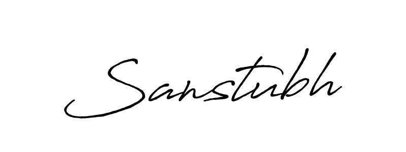 How to make Sanstubh signature? Antro_Vectra_Bolder is a professional autograph style. Create handwritten signature for Sanstubh name. Sanstubh signature style 7 images and pictures png