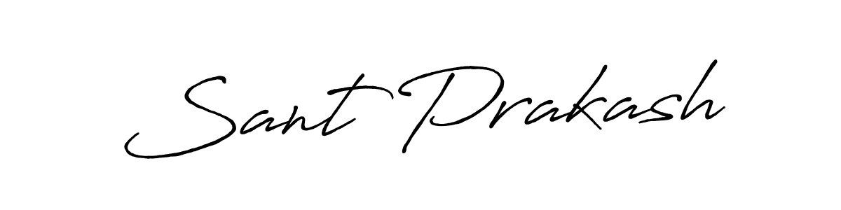 Design your own signature with our free online signature maker. With this signature software, you can create a handwritten (Antro_Vectra_Bolder) signature for name Sant Prakash. Sant Prakash signature style 7 images and pictures png