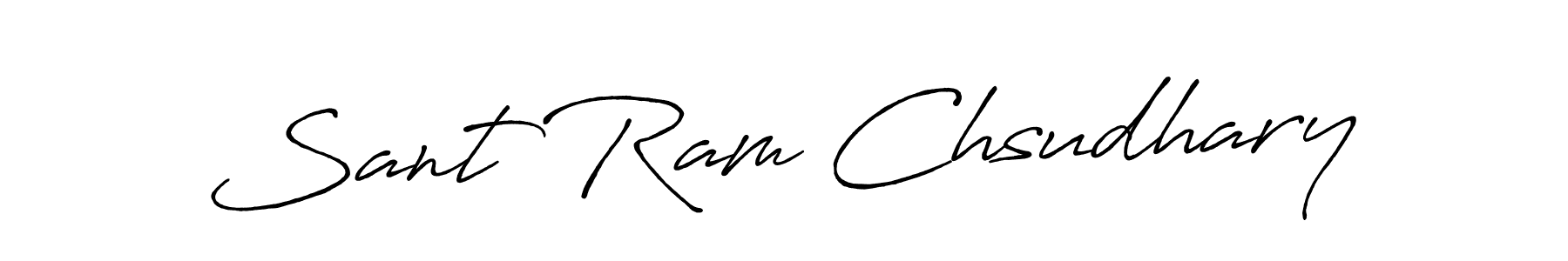 if you are searching for the best signature style for your name Sant Ram Chsudhary. so please give up your signature search. here we have designed multiple signature styles  using Antro_Vectra_Bolder. Sant Ram Chsudhary signature style 7 images and pictures png