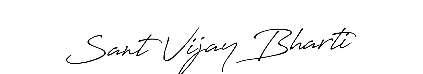 Also we have Sant Vijay Bharti name is the best signature style. Create professional handwritten signature collection using Antro_Vectra_Bolder autograph style. Sant Vijay Bharti signature style 7 images and pictures png