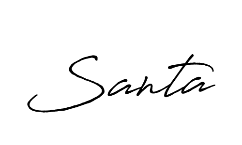 Santa stylish signature style. Best Handwritten Sign (Antro_Vectra_Bolder) for my name. Handwritten Signature Collection Ideas for my name Santa. Santa signature style 7 images and pictures png