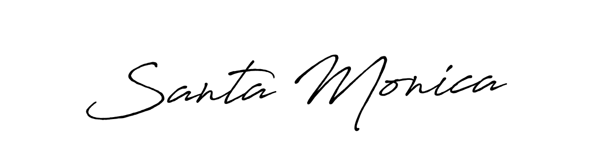 How to Draw Santa Monica signature style? Antro_Vectra_Bolder is a latest design signature styles for name Santa Monica. Santa Monica signature style 7 images and pictures png