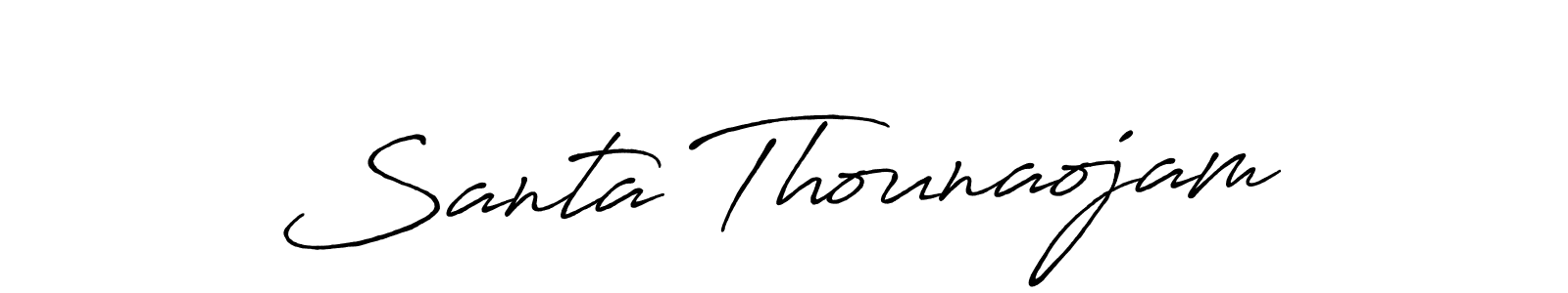 How to Draw Santa Thounaojam signature style? Antro_Vectra_Bolder is a latest design signature styles for name Santa Thounaojam. Santa Thounaojam signature style 7 images and pictures png