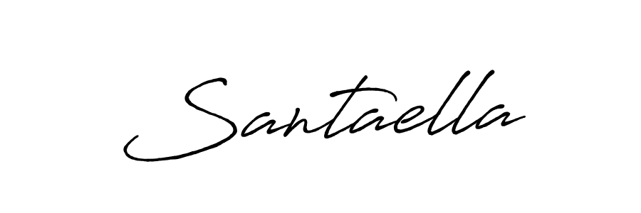 Once you've used our free online signature maker to create your best signature Antro_Vectra_Bolder style, it's time to enjoy all of the benefits that Santaella name signing documents. Santaella signature style 7 images and pictures png