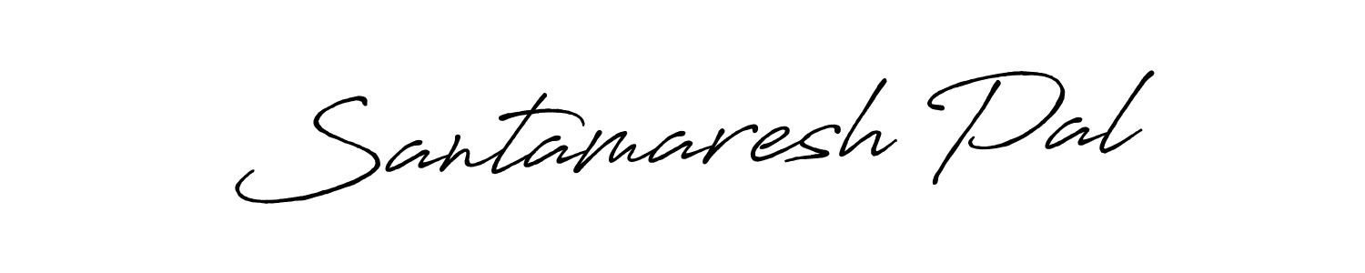 Use a signature maker to create a handwritten signature online. With this signature software, you can design (Antro_Vectra_Bolder) your own signature for name Santamaresh Pal. Santamaresh Pal signature style 7 images and pictures png