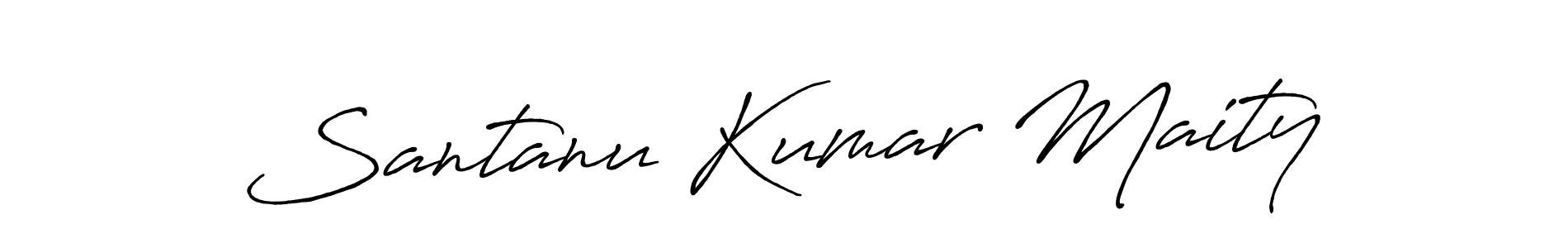 Design your own signature with our free online signature maker. With this signature software, you can create a handwritten (Antro_Vectra_Bolder) signature for name Santanu Kumar Maity. Santanu Kumar Maity signature style 7 images and pictures png