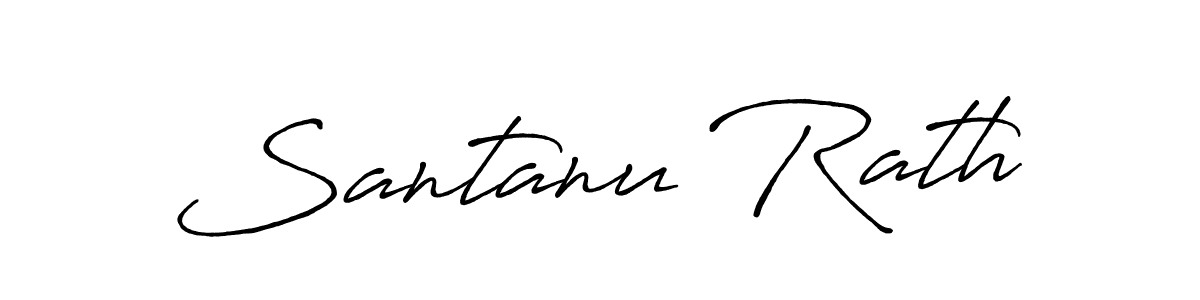 Create a beautiful signature design for name Santanu Rath. With this signature (Antro_Vectra_Bolder) fonts, you can make a handwritten signature for free. Santanu Rath signature style 7 images and pictures png