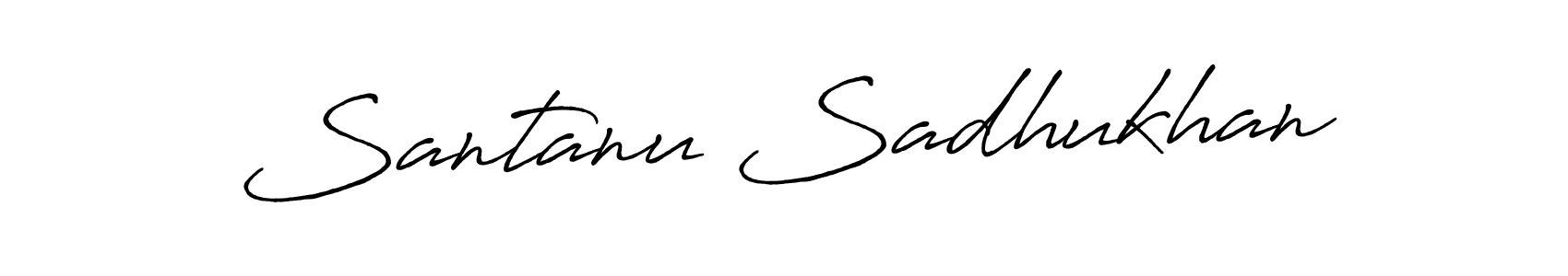 Make a beautiful signature design for name Santanu Sadhukhan. Use this online signature maker to create a handwritten signature for free. Santanu Sadhukhan signature style 7 images and pictures png