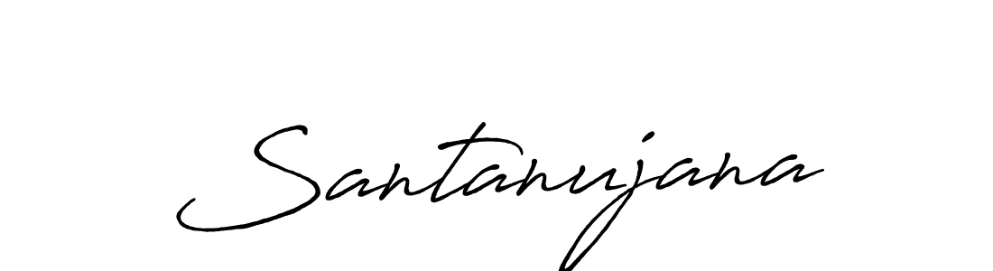 Design your own signature with our free online signature maker. With this signature software, you can create a handwritten (Antro_Vectra_Bolder) signature for name Santanujana. Santanujana signature style 7 images and pictures png