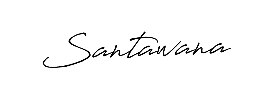Make a beautiful signature design for name Santawana. With this signature (Antro_Vectra_Bolder) style, you can create a handwritten signature for free. Santawana signature style 7 images and pictures png
