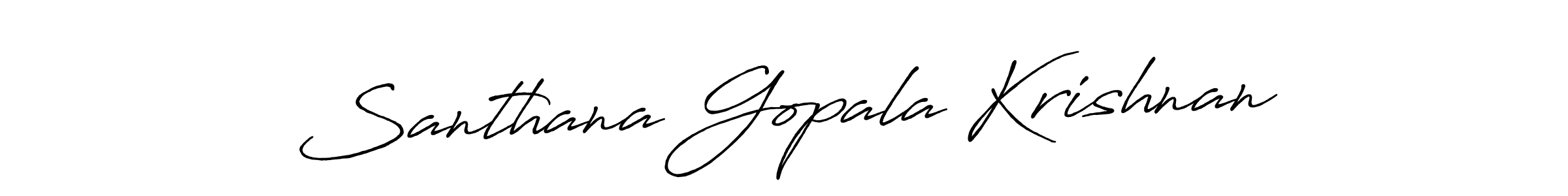Antro_Vectra_Bolder is a professional signature style that is perfect for those who want to add a touch of class to their signature. It is also a great choice for those who want to make their signature more unique. Get Santhana Gopala Krishnan name to fancy signature for free. Santhana Gopala Krishnan signature style 7 images and pictures png