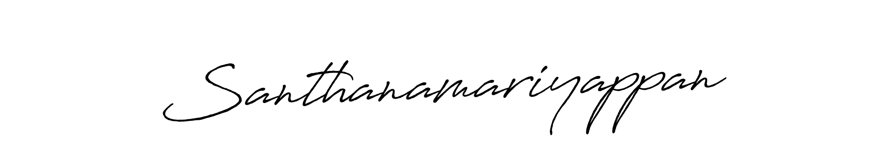 Also we have Santhanamariyappan name is the best signature style. Create professional handwritten signature collection using Antro_Vectra_Bolder autograph style. Santhanamariyappan signature style 7 images and pictures png