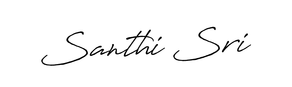 It looks lik you need a new signature style for name Santhi Sri. Design unique handwritten (Antro_Vectra_Bolder) signature with our free signature maker in just a few clicks. Santhi Sri signature style 7 images and pictures png