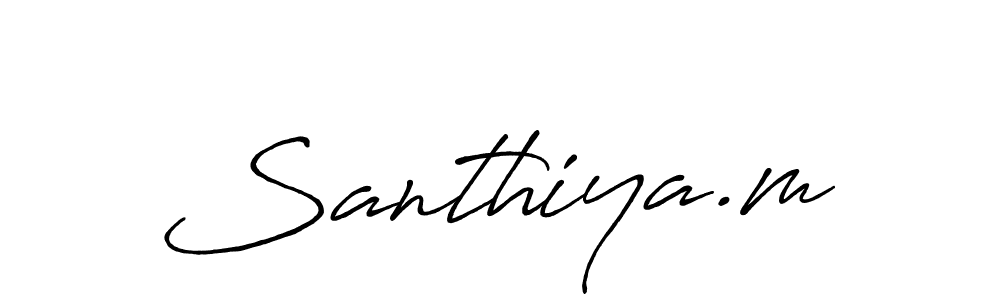 Make a short Santhiya.m signature style. Manage your documents anywhere anytime using Antro_Vectra_Bolder. Create and add eSignatures, submit forms, share and send files easily. Santhiya.m signature style 7 images and pictures png
