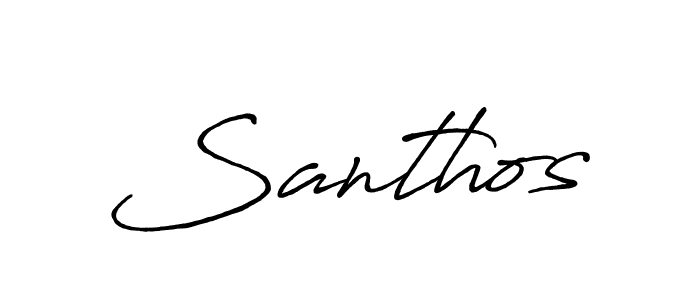 Best and Professional Signature Style for Santhos. Antro_Vectra_Bolder Best Signature Style Collection. Santhos signature style 7 images and pictures png