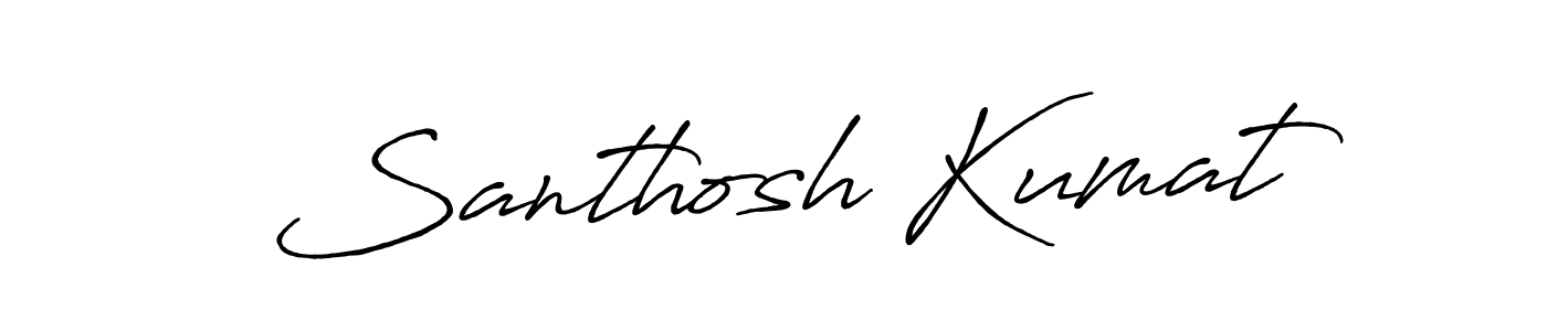 See photos of Santhosh Kumat official signature by Spectra . Check more albums & portfolios. Read reviews & check more about Antro_Vectra_Bolder font. Santhosh Kumat signature style 7 images and pictures png