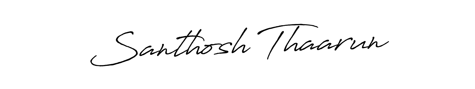 Design your own signature with our free online signature maker. With this signature software, you can create a handwritten (Antro_Vectra_Bolder) signature for name Santhosh Thaarun. Santhosh Thaarun signature style 7 images and pictures png