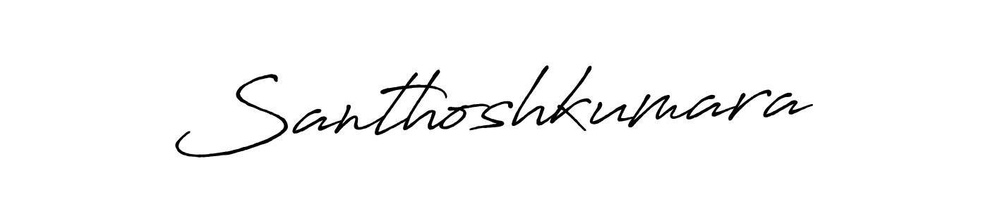 Also You can easily find your signature by using the search form. We will create Santhoshkumara name handwritten signature images for you free of cost using Antro_Vectra_Bolder sign style. Santhoshkumara signature style 7 images and pictures png