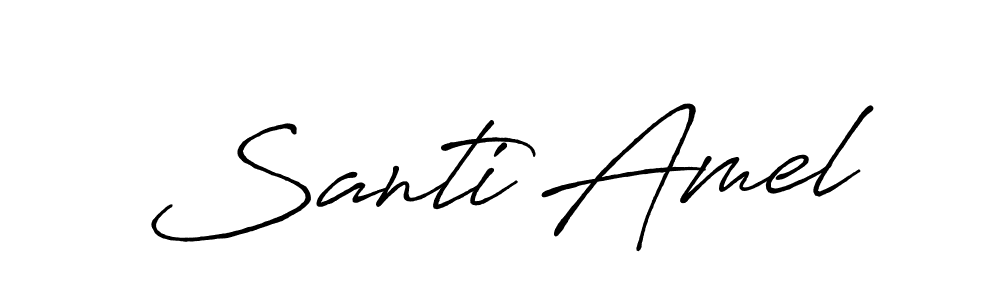 Here are the top 10 professional signature styles for the name Santi Amel. These are the best autograph styles you can use for your name. Santi Amel signature style 7 images and pictures png