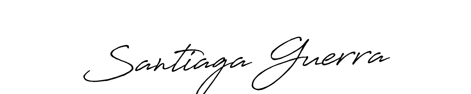 Also You can easily find your signature by using the search form. We will create Santiaga Guerra name handwritten signature images for you free of cost using Antro_Vectra_Bolder sign style. Santiaga Guerra signature style 7 images and pictures png