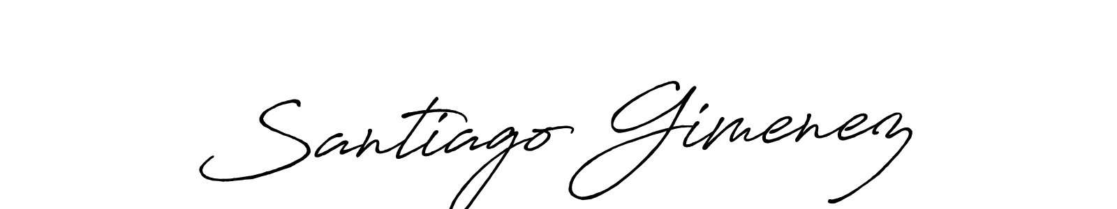 Make a beautiful signature design for name Santiago Gimenez. Use this online signature maker to create a handwritten signature for free. Santiago Gimenez signature style 7 images and pictures png