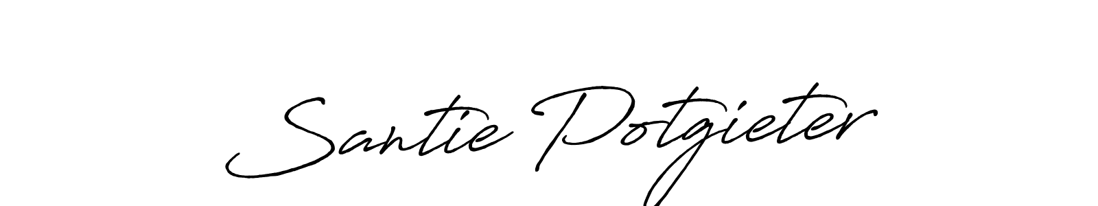 Make a beautiful signature design for name Santie Potgieter. Use this online signature maker to create a handwritten signature for free. Santie Potgieter signature style 7 images and pictures png