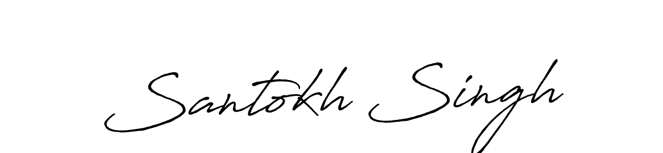 if you are searching for the best signature style for your name Santokh Singh. so please give up your signature search. here we have designed multiple signature styles  using Antro_Vectra_Bolder. Santokh Singh signature style 7 images and pictures png