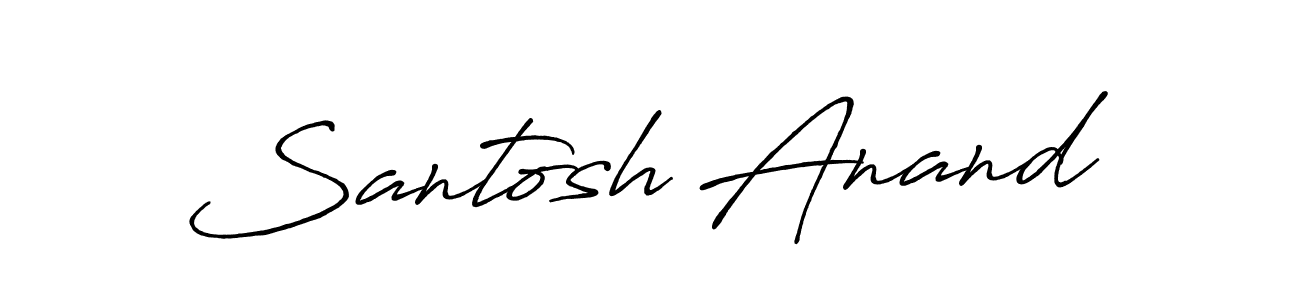Best and Professional Signature Style for Santosh Anand. Antro_Vectra_Bolder Best Signature Style Collection. Santosh Anand signature style 7 images and pictures png