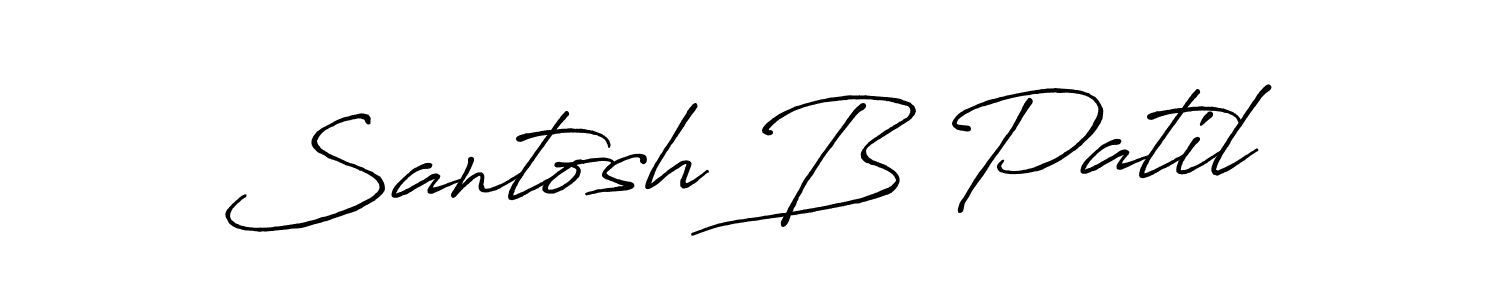 Here are the top 10 professional signature styles for the name Santosh B Patil. These are the best autograph styles you can use for your name. Santosh B Patil signature style 7 images and pictures png