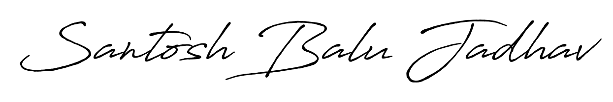 Looking for the ultimate eSignature for Santosh Balu Jadhav? Explore Antro_Vectra_Bolder font collection and download transparent PNGs in seconds. Santosh Balu Jadhav signature style 7 images and pictures png