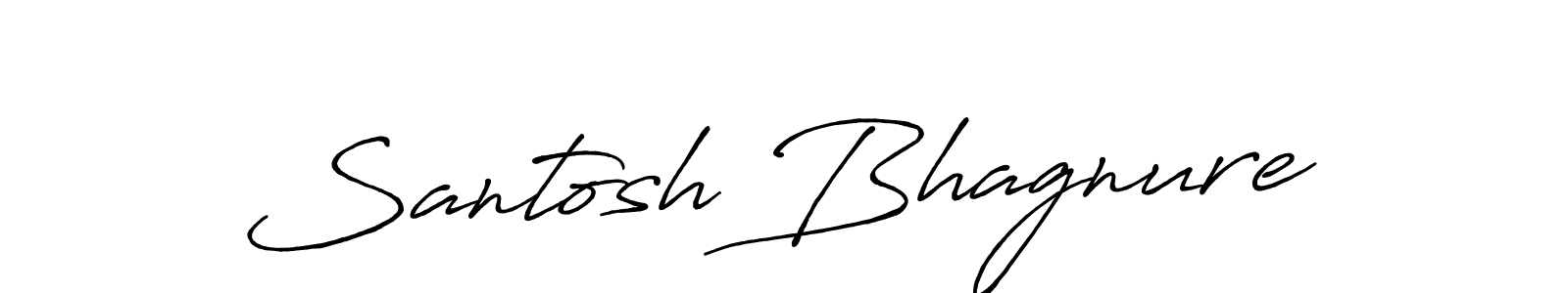 The best way (Antro_Vectra_Bolder) to make a short signature is to pick only two or three words in your name. The name Santosh Bhagnure include a total of six letters. For converting this name. Santosh Bhagnure signature style 7 images and pictures png