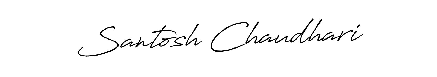 Make a short Santosh Chaudhari signature style. Manage your documents anywhere anytime using Antro_Vectra_Bolder. Create and add eSignatures, submit forms, share and send files easily. Santosh Chaudhari signature style 7 images and pictures png